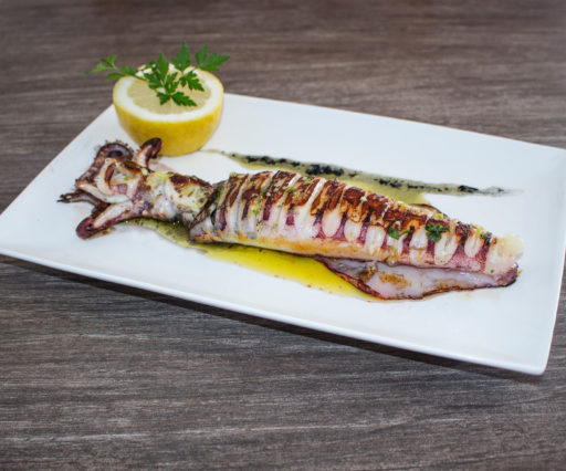 Calamar de potera a la Plancha